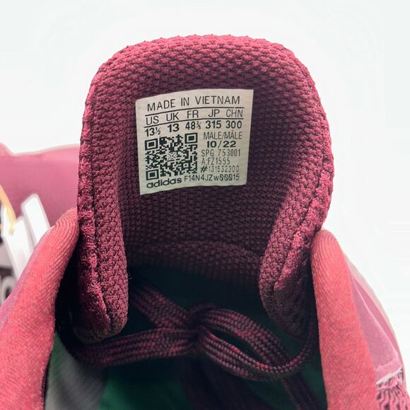 Adidas Icon 7 Mens 13.5 Maroon Baseball Metal Cleats FZ1555 - Picture 8 of 11